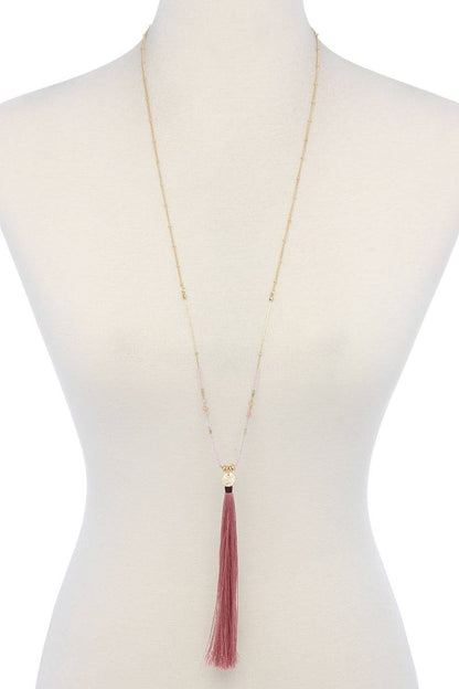 Tassel Pendant Necklace