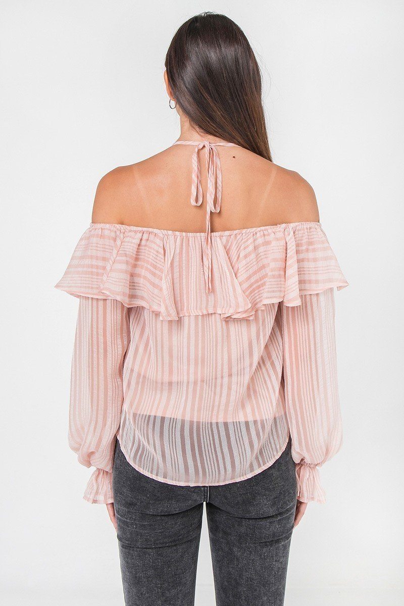 Halter Tie Woven Top