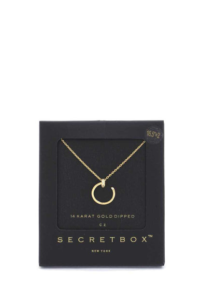 Secret Box Nail Charm Necklace