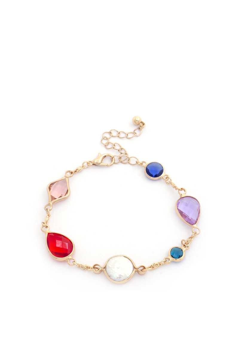 Sodajo Gem Teardrop Bracelet