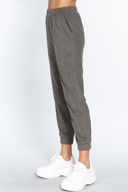 Terry Towelling Long Jogger Pants