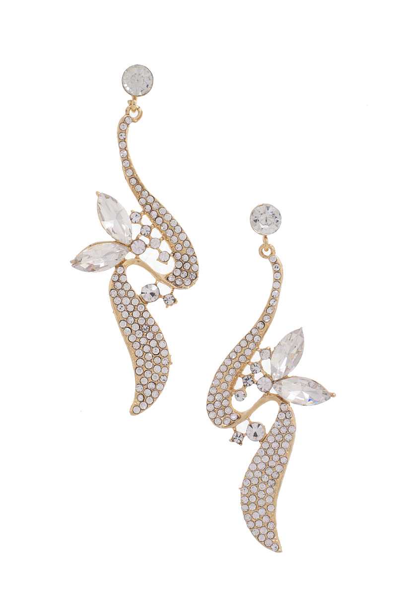 Rhinestone Dangle Earring