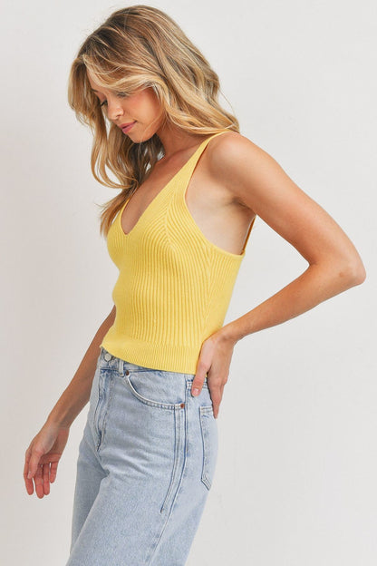 Rib Knit Sleeveless Top