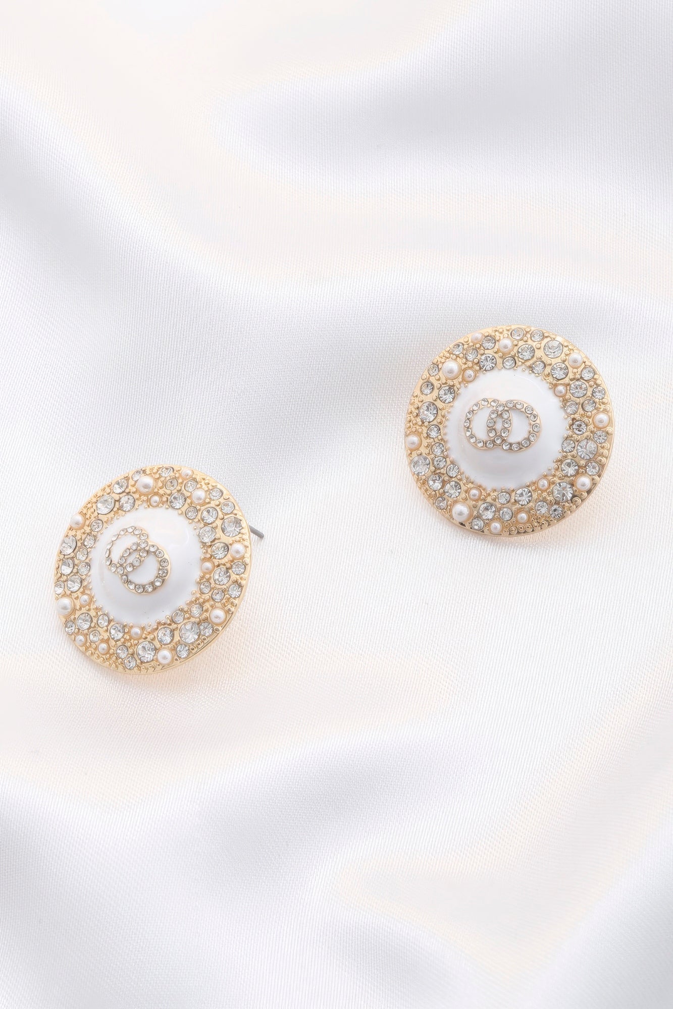 Double Circle Round Metal Earring