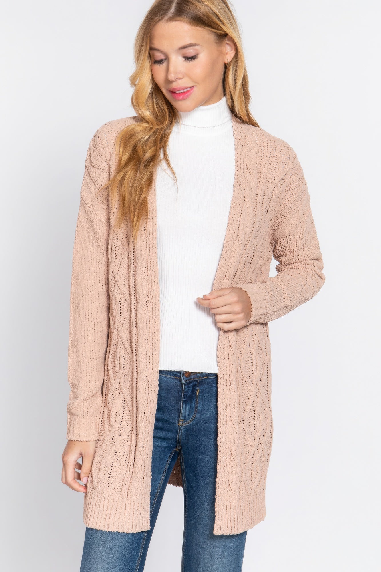 Chenille Sweater Cardigan