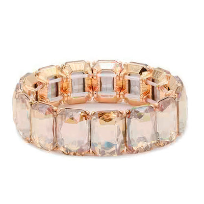 Crystal Stone Stretch Bracelet