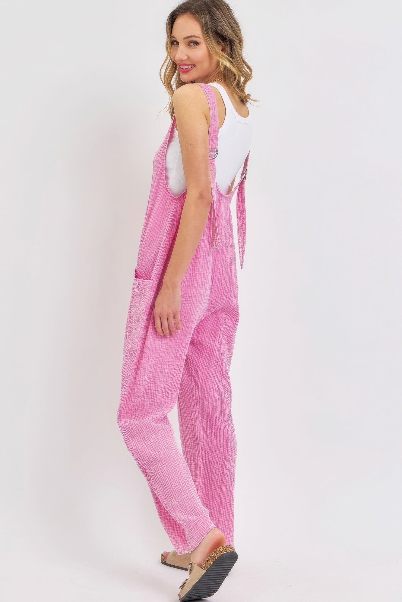 Mineral Washed Summer Jumpsuit